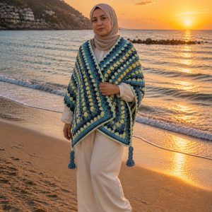 شال قطيفة ناعم جدا جدا ينفعك علي البحر